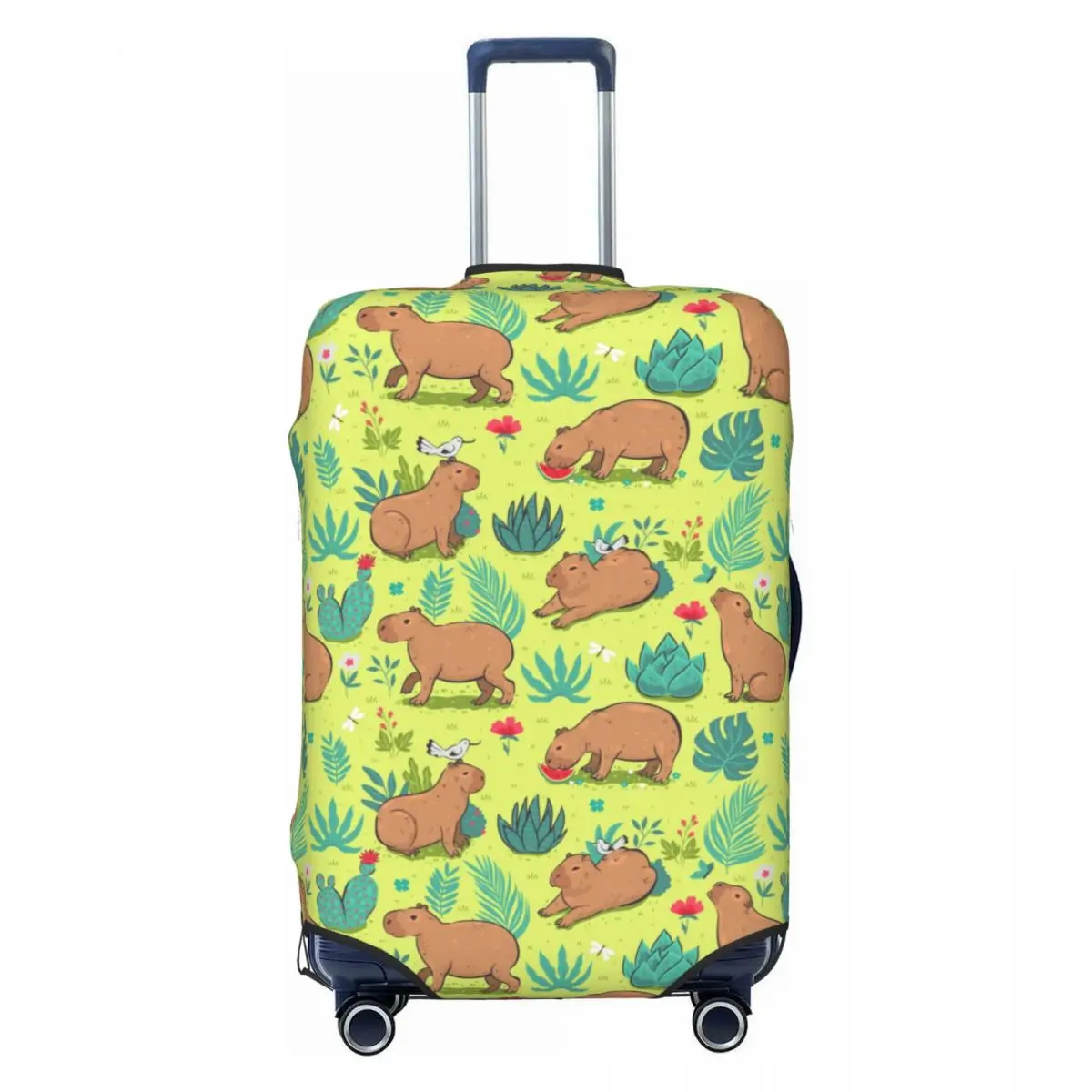 Custom Cute Animal Capybara Luggage Cover Protector Funny Travel Suitcase Protective Cover for 18-32 Inch
Custom Cute Animal Capybara Luggage Cover Protector Funny Travel Suitcase Protective Cover for 18-32 Inch