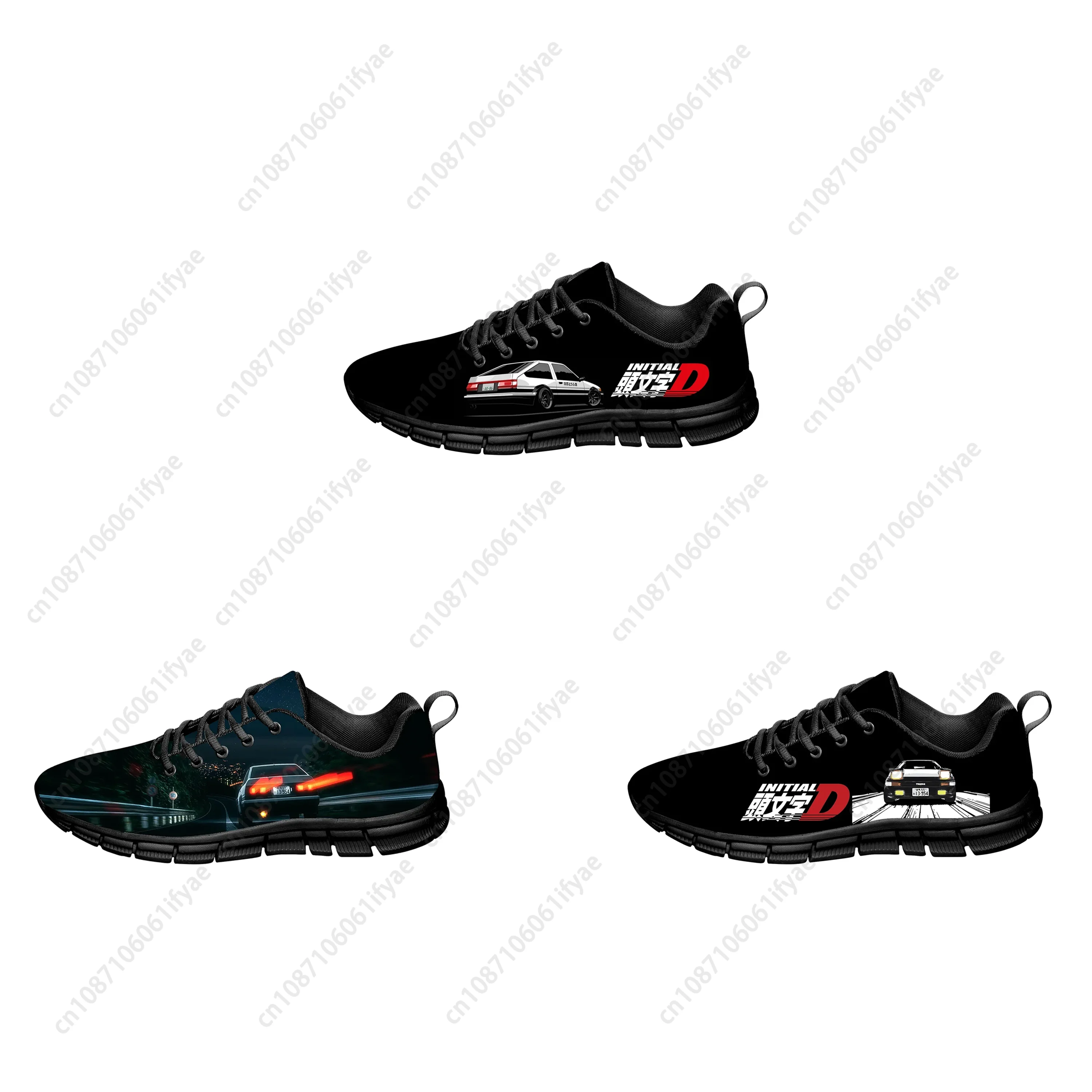 Japanese Anime Initial D Sports Shoes Mens Womens Teenager Breathable Sneakers Custom High Quality Couple Black Casual Shoe
Japanese Anime Initial D Sports Shoes Mens Womens Teenager Breathable Sneakers Custom High Quality Couple Black Casual Shoe