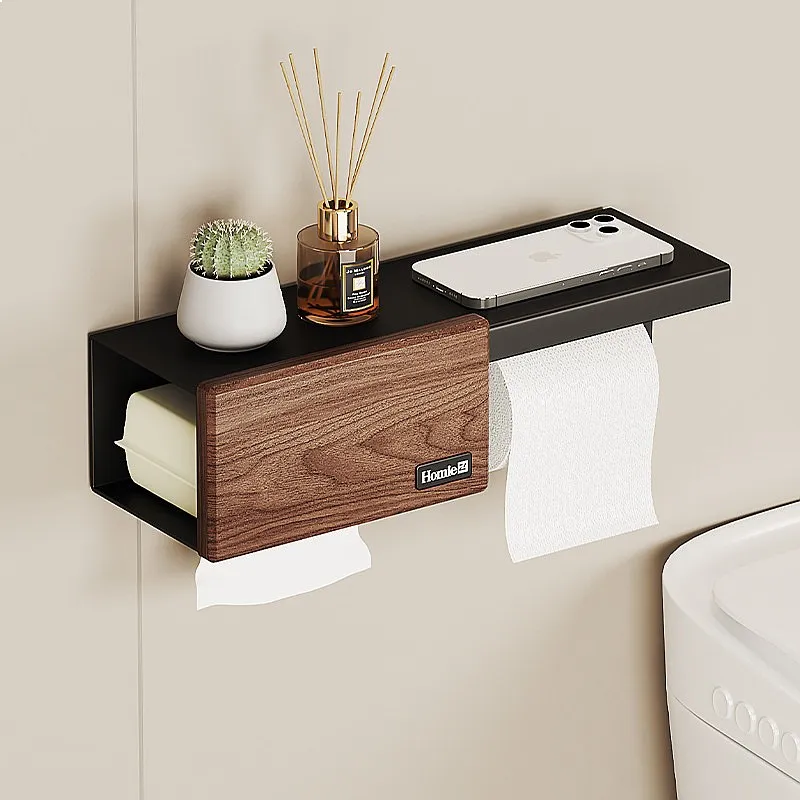 Vintage Walnut Bathroom Toilet Paper Holder Wall Mounted Tissue Rack Storage
Vintage Walnut Bathroom Toilet Paper Holder Wall Mounted Tissue Rack Storage