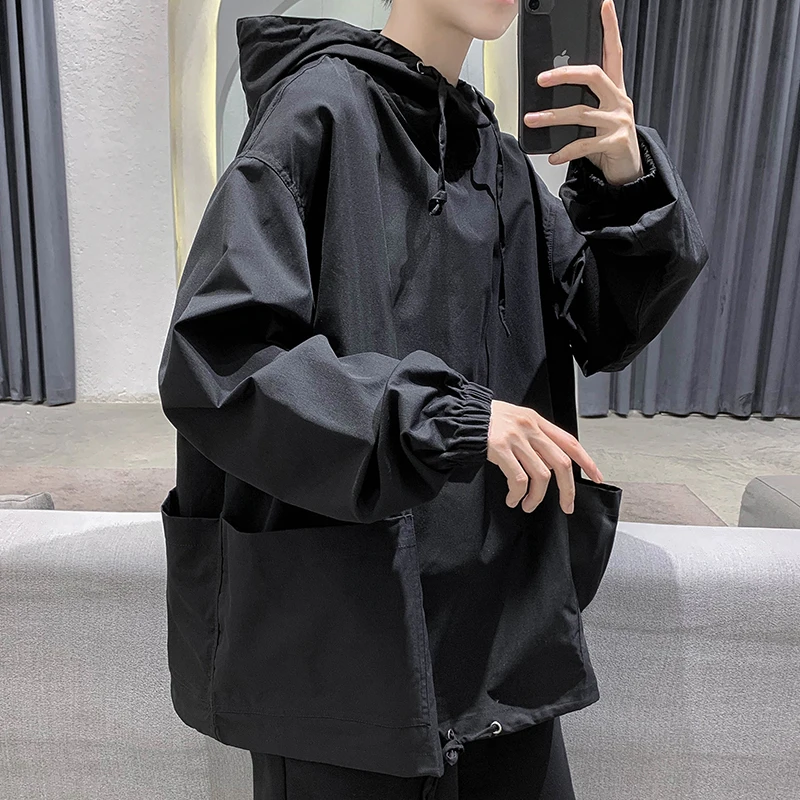 Autumn Thin Hoodie Men's Street Fashion Loose BF Top Color Workwear Function Outerwear Youth Popular Regular Sleeve Length
Autumn Thin Hoodie Men's Street Fashion Loose BF Top Color Workwear Function Outerwear Youth Popular Regular Sleeve Length