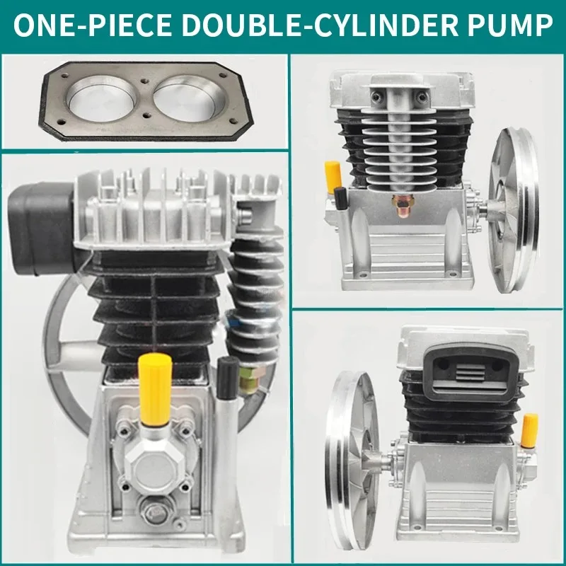 【New】65mm Cast Aluminum Air Compressor Head, Conjoined Two-cylinder pump, painting and decoration submersible Air pump
【New】65mm Cast Aluminum Air Compressor Head, Conjoined Two-cylinder pump, painting and decoration submersible Air pump