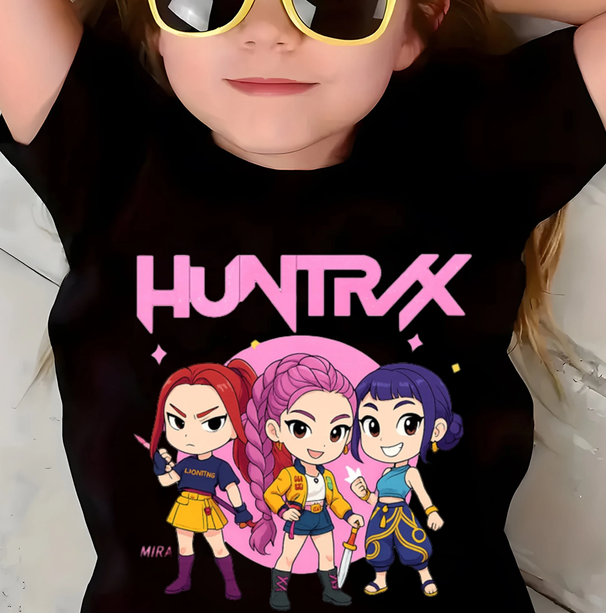 KPop Demon Hunters, модная детская одежда, детская футболка 2025 года, футболки с короткими рукавами и круглым вырезом с рисунком для маленьких девочек, повседневные топы 
KPop Demon Hunters, модная детская одежда, детская футболка 2025 года, футболки с короткими рукавами и круглым вырезом с рисунком для маленьких девочек, повседневные топы