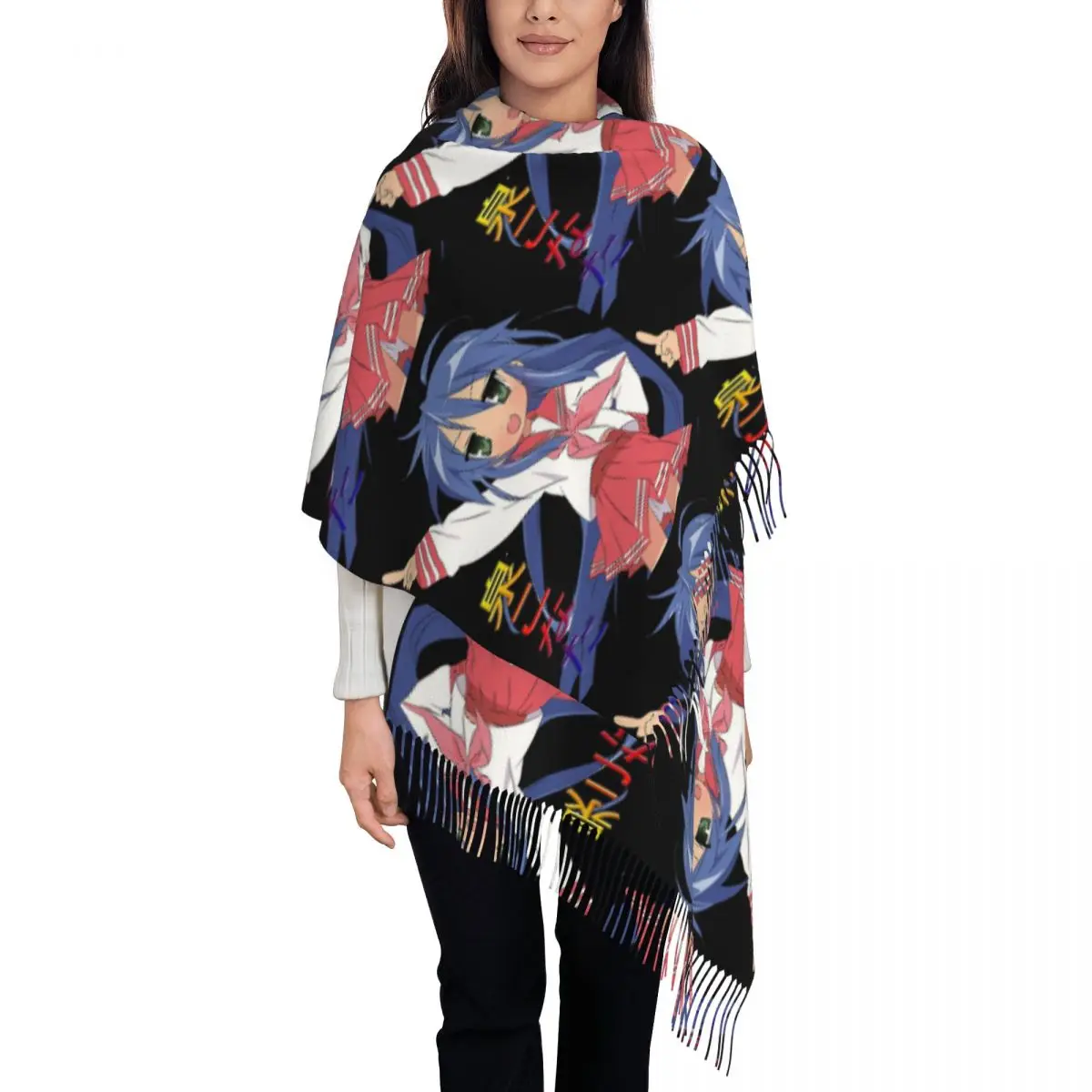 Lucky Star Anime Lucky Star Anime Scarf Tassel Scarves for Women Soft Warm Shawls and Wraps Large Fall Winter Shawl Wrap
Lucky Star Anime Lucky Star Anime Scarf Tassel Scarves for Women Soft Warm Shawls and Wraps Large Fall Winter Shawl Wrap