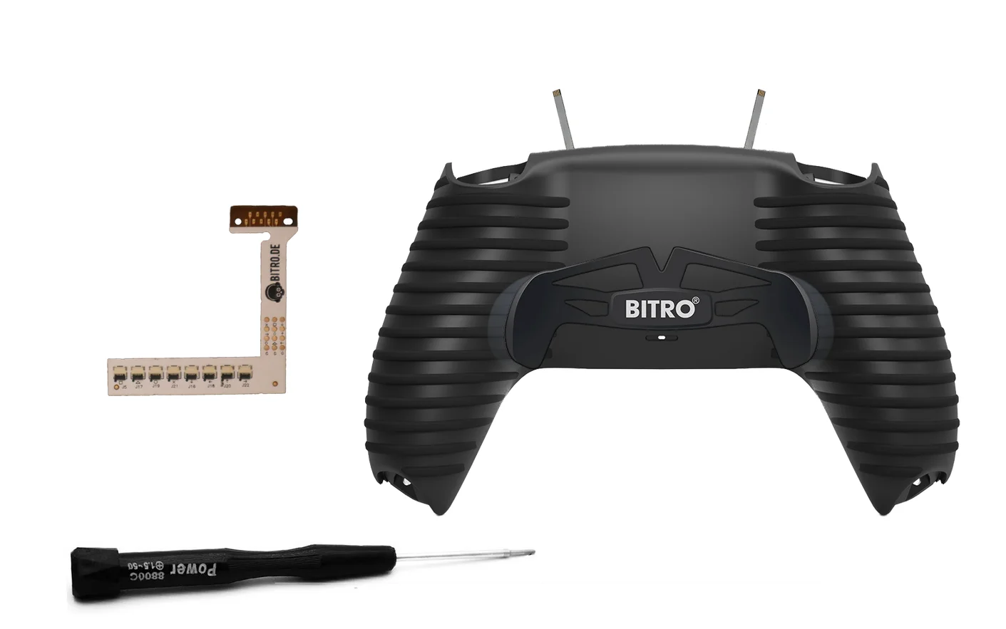 BITRO®Configure PS5 controller ModKit V2 paddle including paddle and backshell and remapper