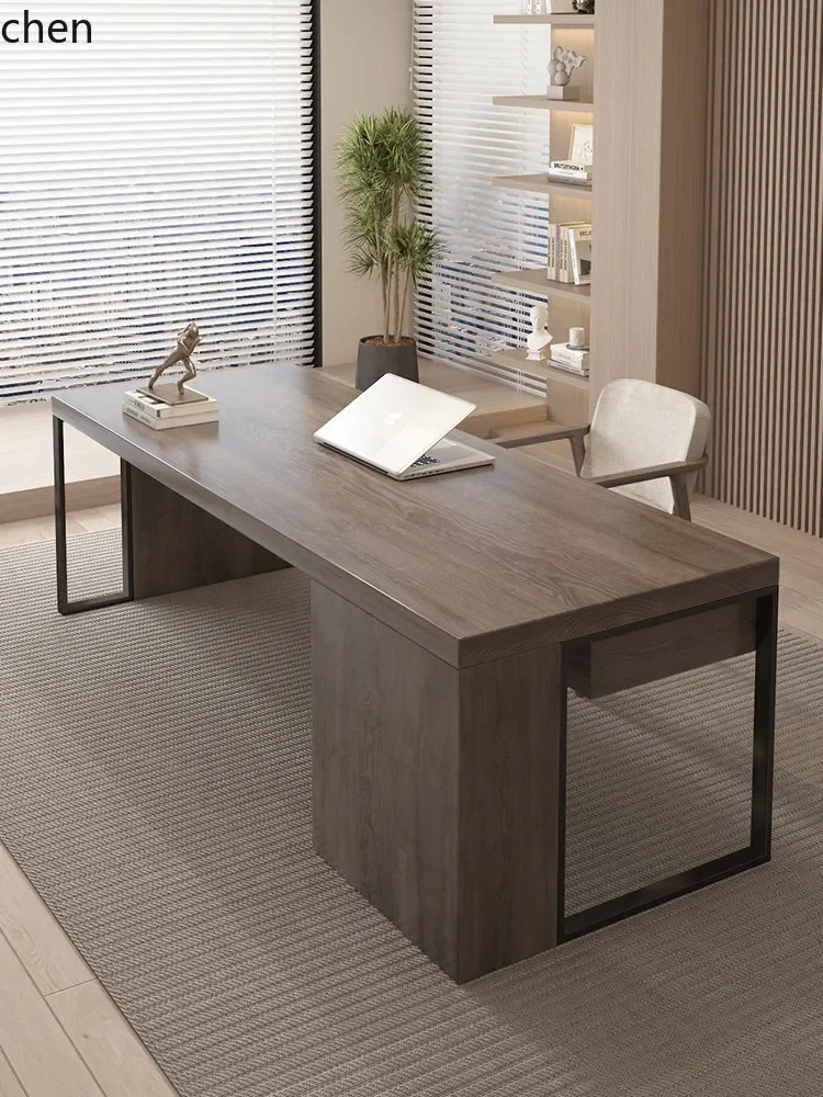 HYS Solid Wood with Drawer Home Study Large Board Desk Desktop Computer Desk Office E-Sports Writing Desk
HYS Solid Wood with Drawer Home Study Large Board Desk Desktop Computer Desk Office E-Sports Writing Desk