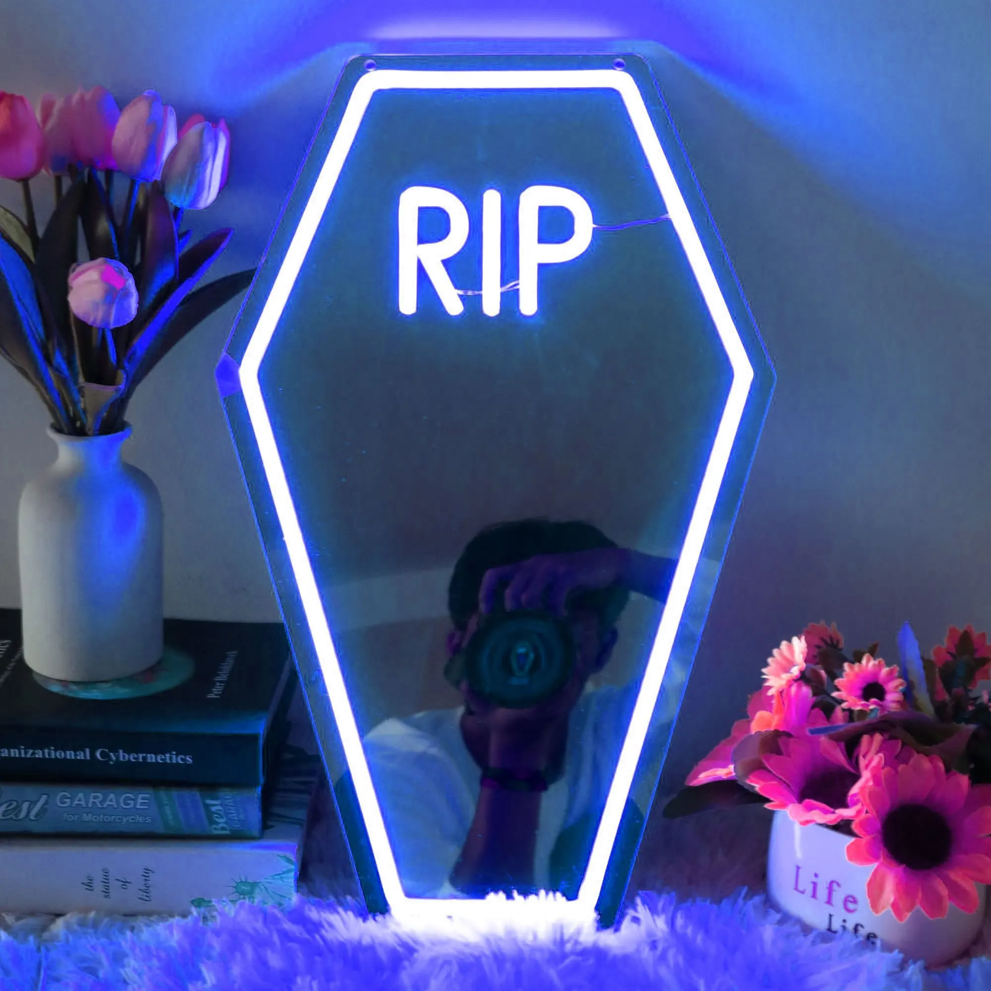 Неоновые огни RIP, питание от USB, с диммером, подходящие для Хэллоуина, тематических вечеринок и персонализированных украшений.
Неоновые огни RIP, питание от USB, с диммером, подходящие для Хэллоуина, тематических вечеринок и персонализированных украшений.