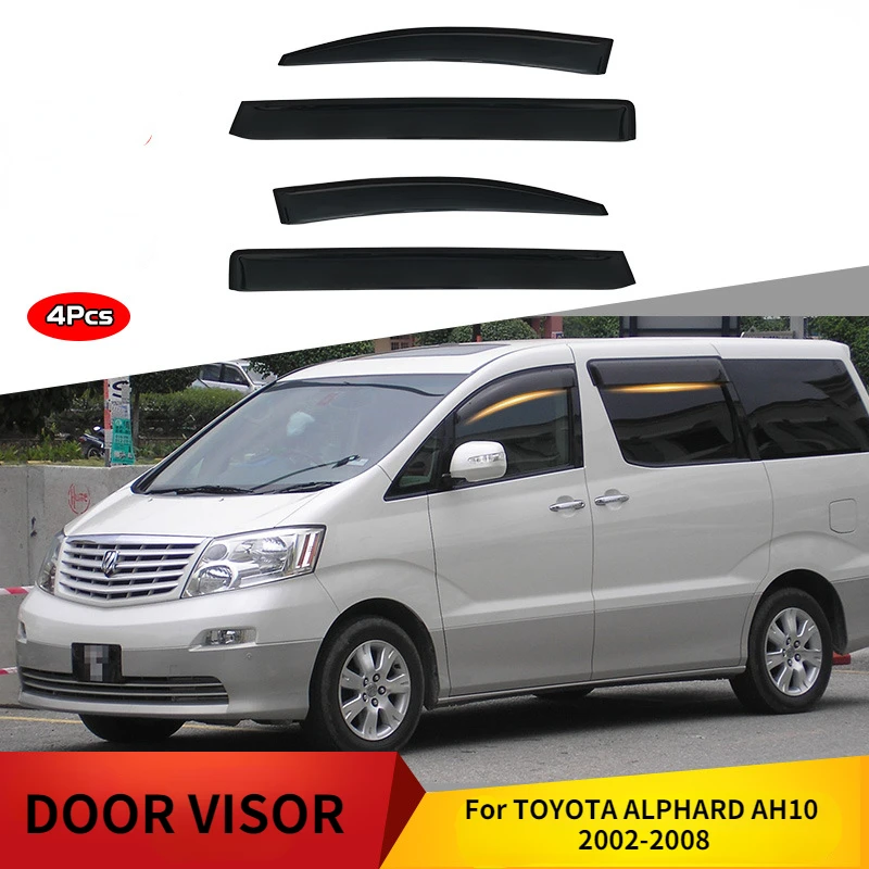 For TOYOTA ALPHARD AH10 2002 2003 2004 2005 2006 2007 2008 Accessories Window Rain Guards Side Chrome Window Trim Shelters
For TOYOTA ALPHARD AH10 2002 2003 2004 2005 2006 2007 2008 Accessories Window Rain Guards Side Chrome Window Trim Shelters