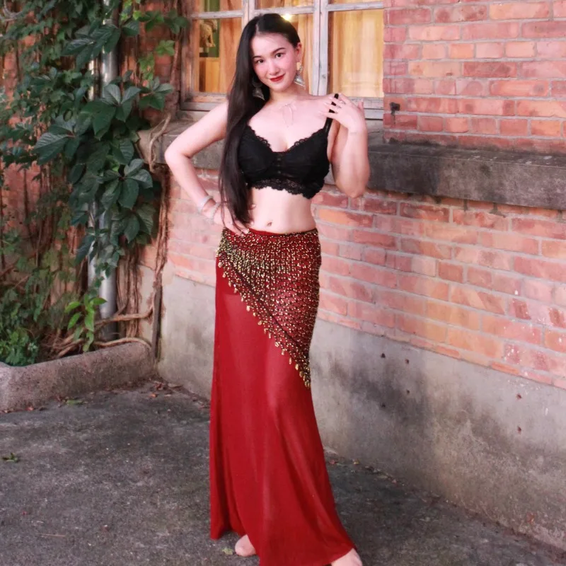 Customized Belly Dance Black Red Set Top and Skirt Sexy Team Performance Dress Exotic Butterfly Costume Indian Clothes Women
Customized Belly Dance Black Red Set Top and Skirt Sexy Team Performance Dress Exotic Butterfly Costume Indian Clothes Women