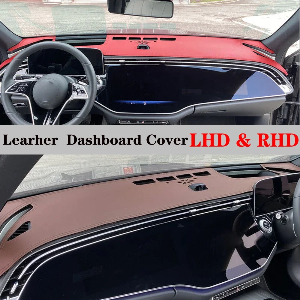 Leather Dashmat Automobile Dashboard Cover Dash Mat Anti-UV Accessory For Mercedes Benz MB W214 E220 E200 E450 E-Class 2024 2025
Leather Dashmat Automobile Dashboard Cover Dash Mat Anti-UV Accessory For Mercedes Benz MB W214 E220 E200 E450 E-Class 2024 2025
