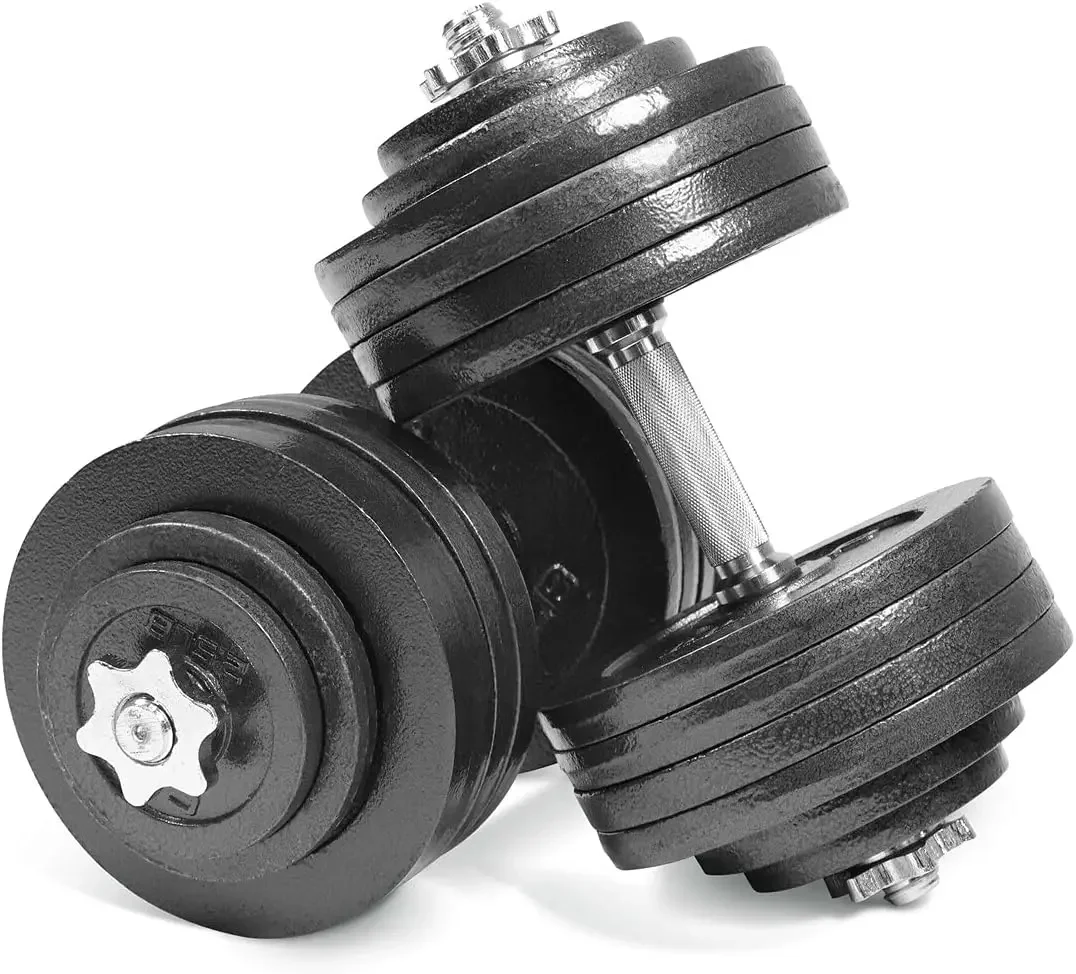 CAPHAUS Adjustable Dumbbells, 20lb, 25lb, 30lb, 52.5lb & 100lb Options, Exercise Fitness Equipment for Home Gym, Muscle Building
CAPHAUS Adjustable Dumbbells, 20lb, 25lb, 30lb, 52.5lb & 100lb Options, Exercise Fitness Equipment for Home Gym, Muscle Building