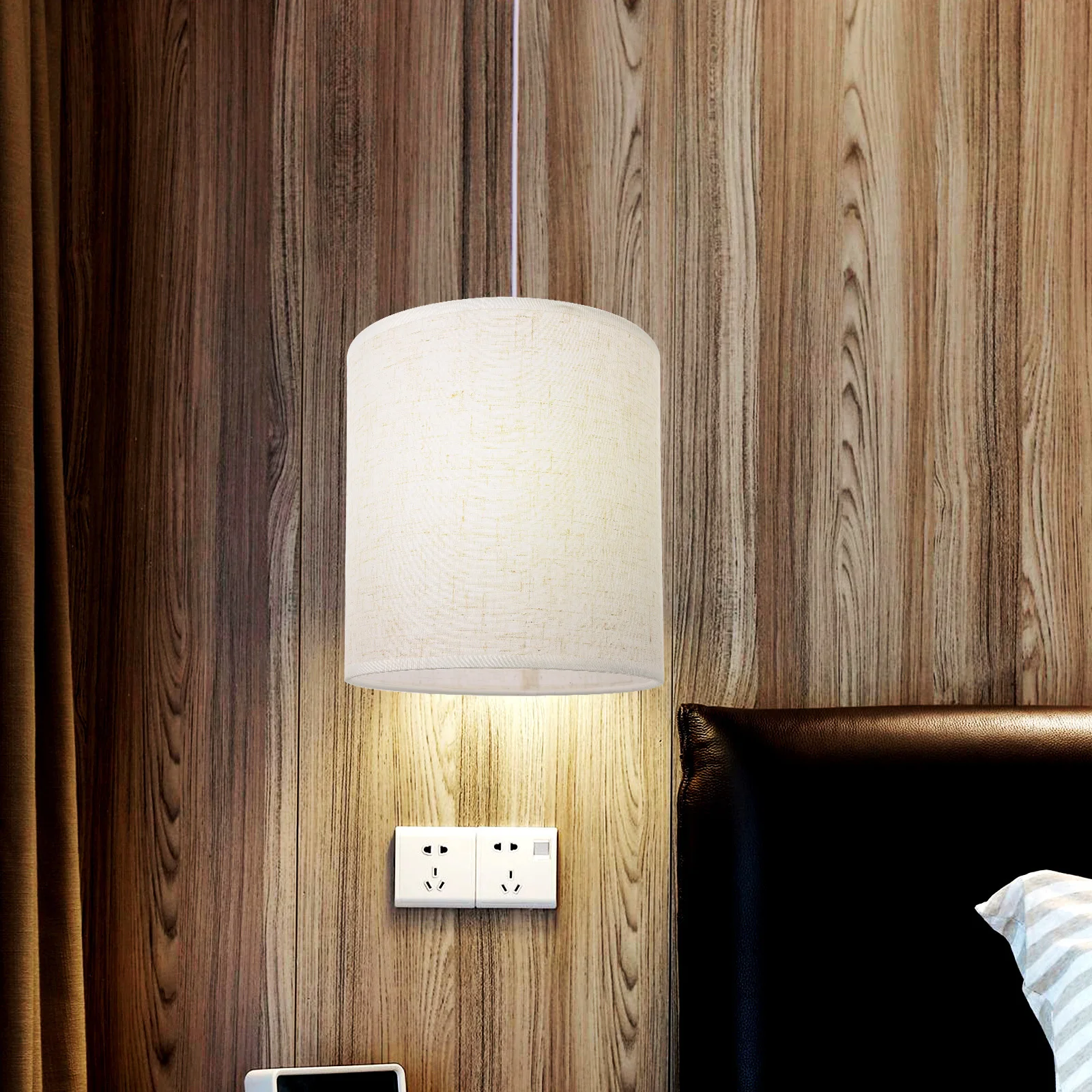 Linen Lamp Shade Replacement For Table Floor Lamp Durable Fabric Light Cover Decorative Indoor Lighting E27
Linen Lamp Shade Replacement For Table Floor Lamp Durable Fabric Light Cover Decorative Indoor Lighting E27