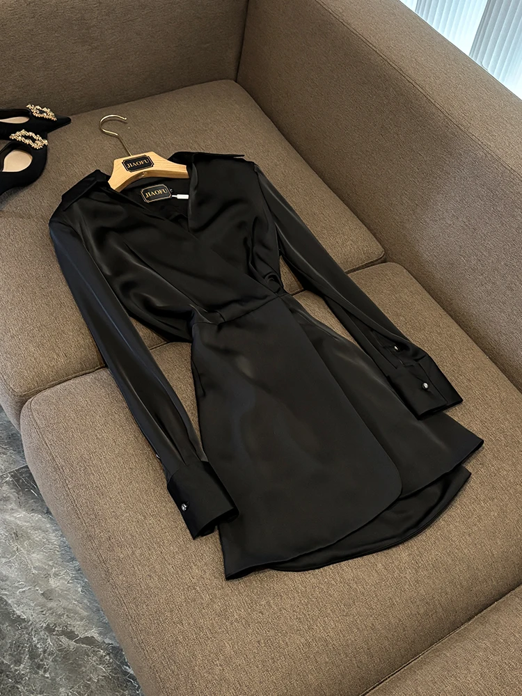 Ele V-Ne Long Sve Satin Dr Slimming irt Sle Ci Commute Dr French Sle U248 Женская мода Зима 2025
Ele V-Ne Long Sve Satin Dr Slimming irt Sle Ci Commute Dr French Sle U248 Женская мода Зима 2025