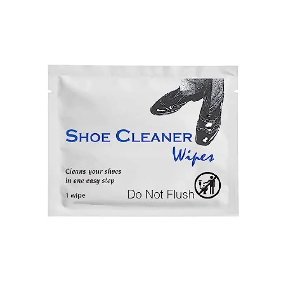 Pre-Moistened Shoe Shine Wipes, Streak-Free Shoe Cleaner Pack of 50 Individually Wrapped Wet Wipes - Use On Leather, Travel Ess
Pre-Moistened Shoe Shine Wipes, Streak-Free Shoe Cleaner Pack of 50 Individually Wrapped Wet Wipes - Use On Leather, Travel Ess