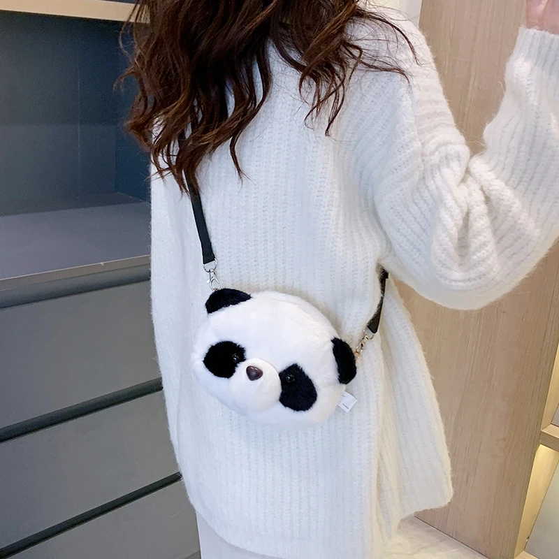Women Plush Panda Crossbody Bag Female Warm Fluffy Messenger Bag Mobile Phone Pouch Ladies Shopping Travel Tote Purse
Women Plush Panda Crossbody Bag Female Warm Fluffy Messenger Bag Mobile Phone Pouch Ladies Shopping Travel Tote Purse