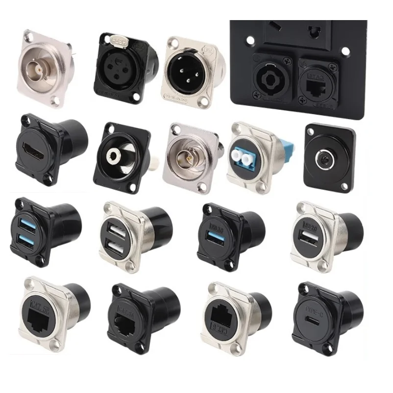 Zinc alloy welding free d type chassis panel cabinet screw mount usb3.0a usb3.0b usb c type c connector extender coupler adapter
Zinc alloy welding free d type chassis panel cabinet screw mount usb3.0a usb3.0b usb c type c connector extender coupler adapter