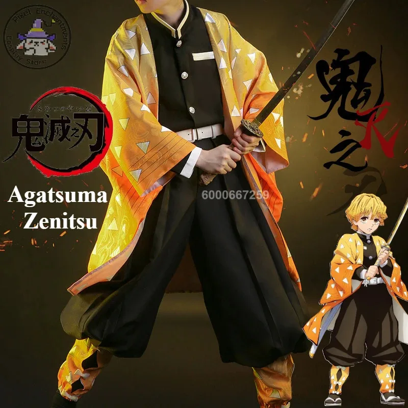 Demon Slayers Anime Kimetsu No Yaiba Agatsuma Zenitsu Cosplay Costumes Women Men Kisatsutai Member Wig Uniform Halloween Outfit
Demon Slayers Anime Kimetsu No Yaiba Agatsuma Zenitsu Cosplay Costumes Women Men Kisatsutai Member Wig Uniform Halloween Outfit