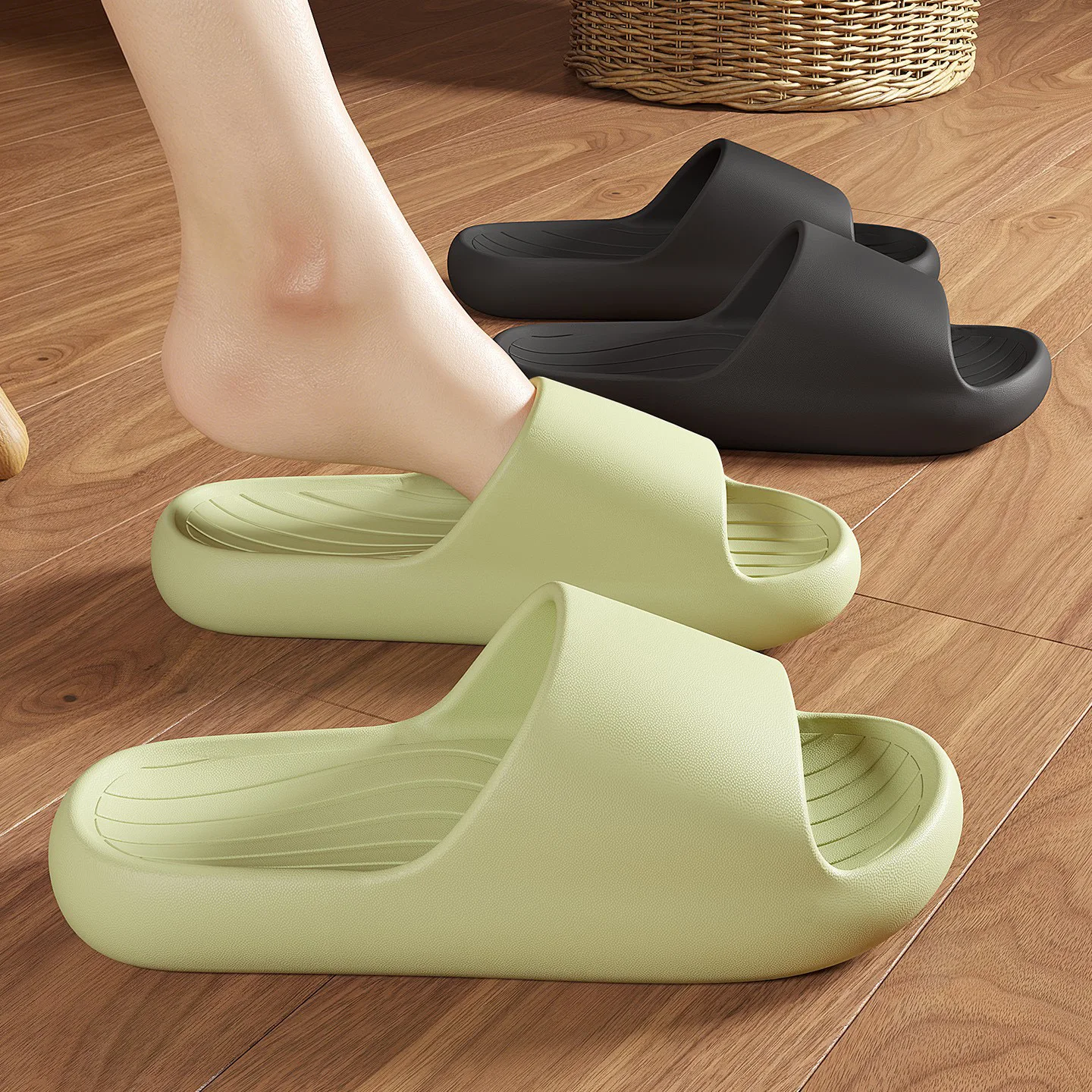 Light Soft Sole Eva Home Slippers Women Non Slip Indoor Bathroom Slides Men Summer Outdoor Beach Flip Flops Couples Shower Shoes
Light Soft Sole Eva Home Slippers Women Non Slip Indoor Bathroom Slides Men Summer Outdoor Beach Flip Flops Couples Shower Shoes