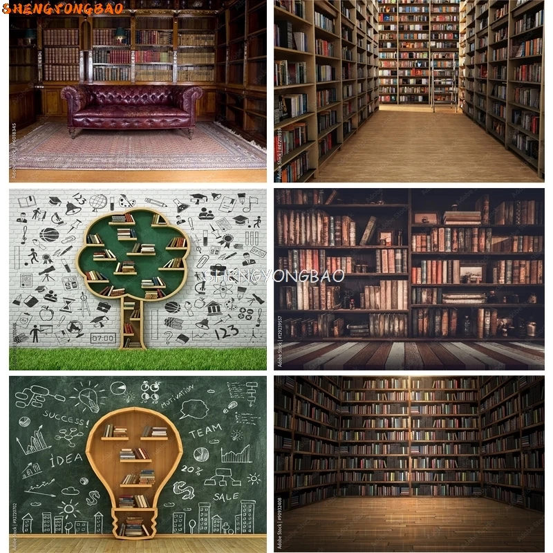 SHENGYONGBAO Thin Cloth Vintage Bookshelf Book Library Photography Backdrops Photo Background Photo Studio Props 2243 SJSB-01
SHENGYONGBAO Thin Cloth Vintage Bookshelf Book Library Photography Backdrops Photo Background Photo Studio Props 2243 SJSB-01