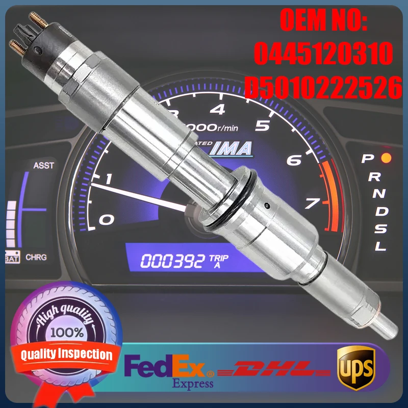 0445120310 0445120106 D5010222526 High Quality Common Rail Fuel Injector Suitable for Dongfeng Cummins Diesel Engine Parts
0445120310 0445120106 D5010222526 High Quality Common Rail Fuel Injector Suitable for Dongfeng Cummins Diesel Engine Parts