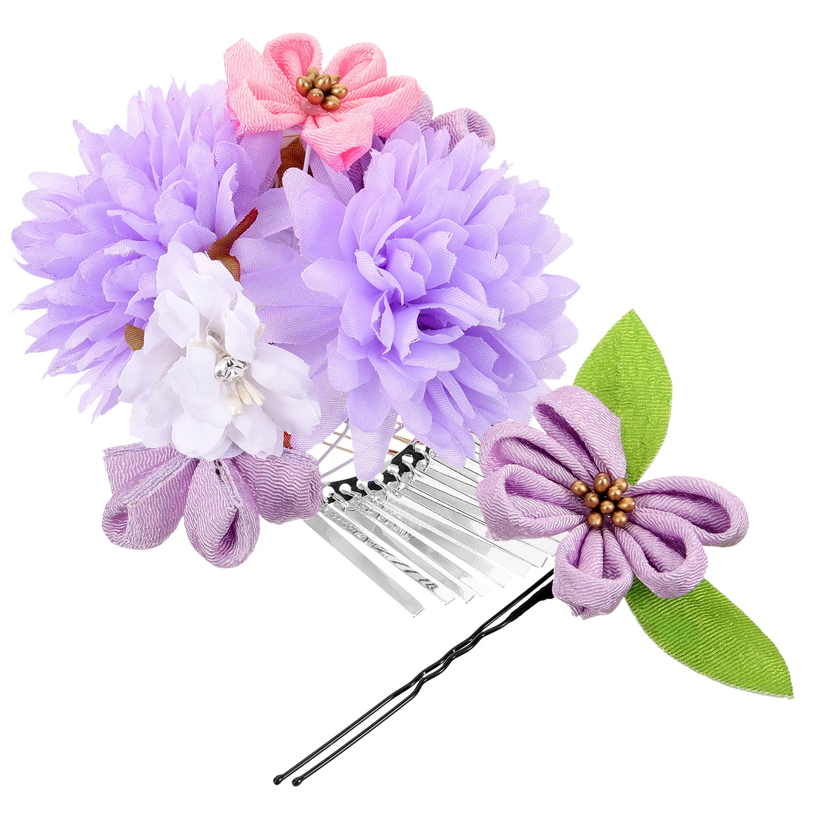 2 Pcs Bathing Kimono Hair Accessories Floral Clips Elegant Festival Wedding Beach Metal Cloth for women
2 Pcs Bathing Kimono Hair Accessories Floral Clips Elegant Festival Wedding Beach Metal Cloth for women