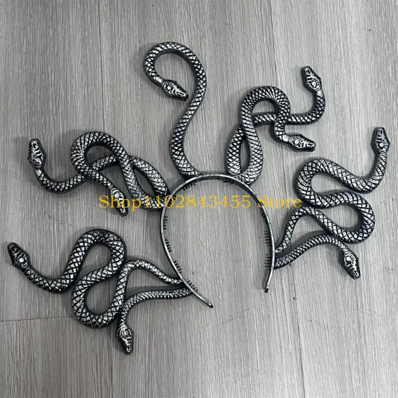 49MC модная повязка на голову в виде змеи, повязка на голову на Хэллоуин, маскарад, обруч для волос со змеей, реквизит для
49MC модная повязка на голову в виде змеи, повязка на голову на Хэллоуин, маскарад, обруч для волос со змеей, реквизит для