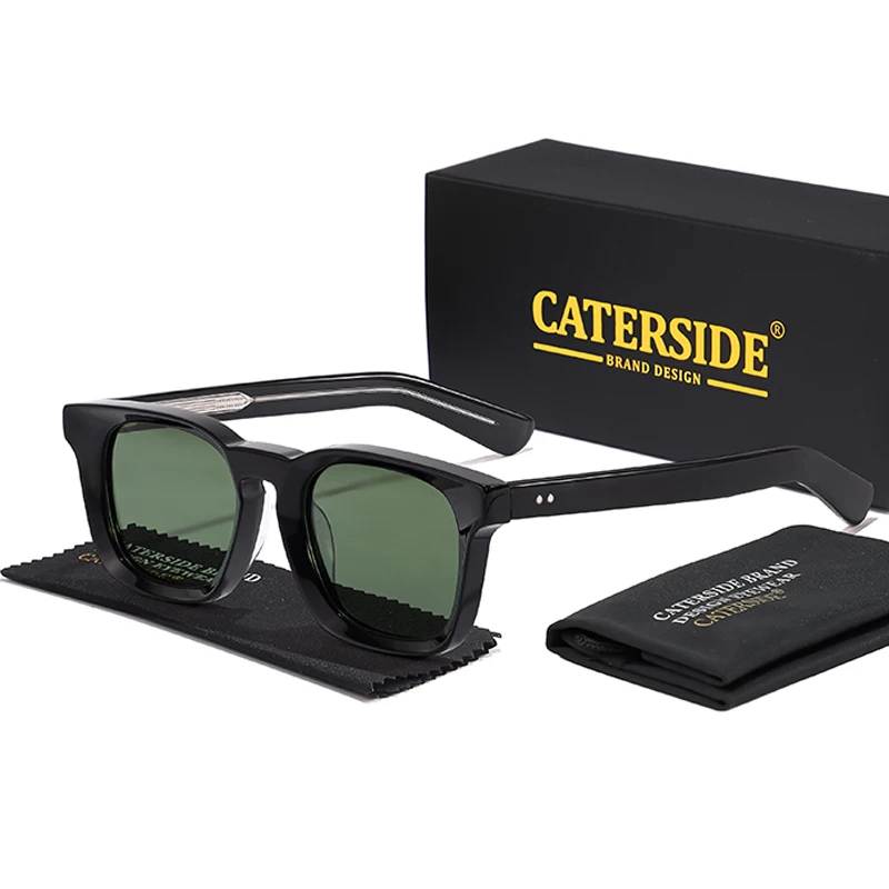 CATERSIDE Fashion Vintage Men Sunglasses Square Frame High-Quality Acetate Frame Sun Glasses Women Party Travel Outdoor Glasses
CATERSIDE Fashion Vintage Men Sunglasses Square Frame High-Quality Acetate Frame Sun Glasses Women Party Travel Outdoor Glasses