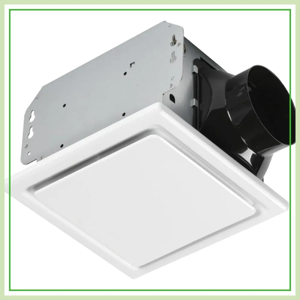 Bathroom Fan Ceiling Mount Exhaust Ventilation, 1.5 Sones, 80 CFM, White
Bathroom Fan Ceiling Mount Exhaust Ventilation, 1.5 Sones, 80 CFM, White