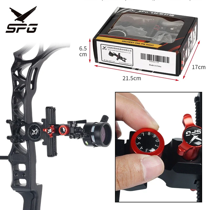 SPG Archery Compound Bow Sight Single Pin Bow Sight Quick Adjustable and Self Dampening for Shooting Hunting Accessories
SPG Archery Compound Bow Sight Single Pin Bow Sight Quick Adjustable and Self Dampening for Shooting Hunting Accessories