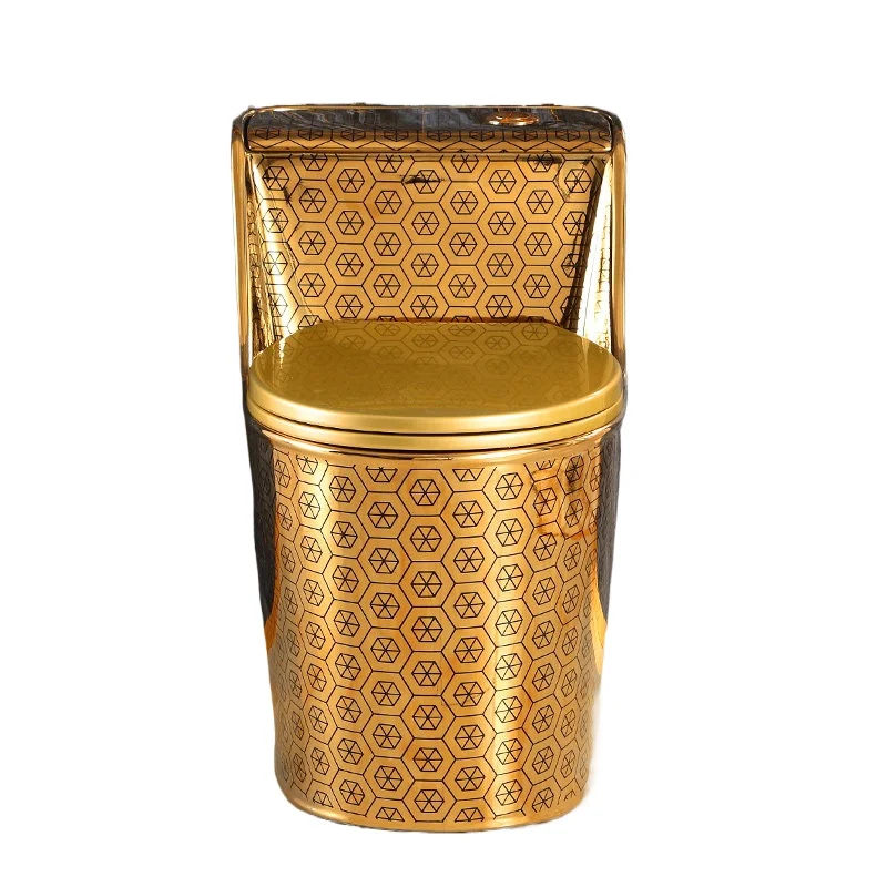 Европейский новый легкий роскошный черно-золотой унитаз, супервихревой сифонный цветной художественный унитаз, бытовая ванная комната
Европейский новый легкий роскошный черно-золотой унитаз, супервихревой сифонный цветной художественный унитаз, бытовая ванная комната