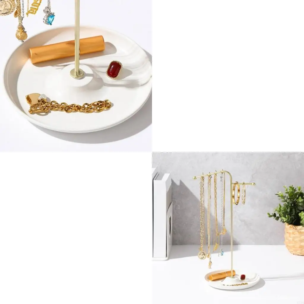 Multipurpose Metal Necklace and Bracelet Organizers Clear Jewelry Stand with Hanging Rack Home Accessory Decoration
Multipurpose Metal Necklace and Bracelet Organizers Clear Jewelry Stand with Hanging Rack Home Accessory Decoration