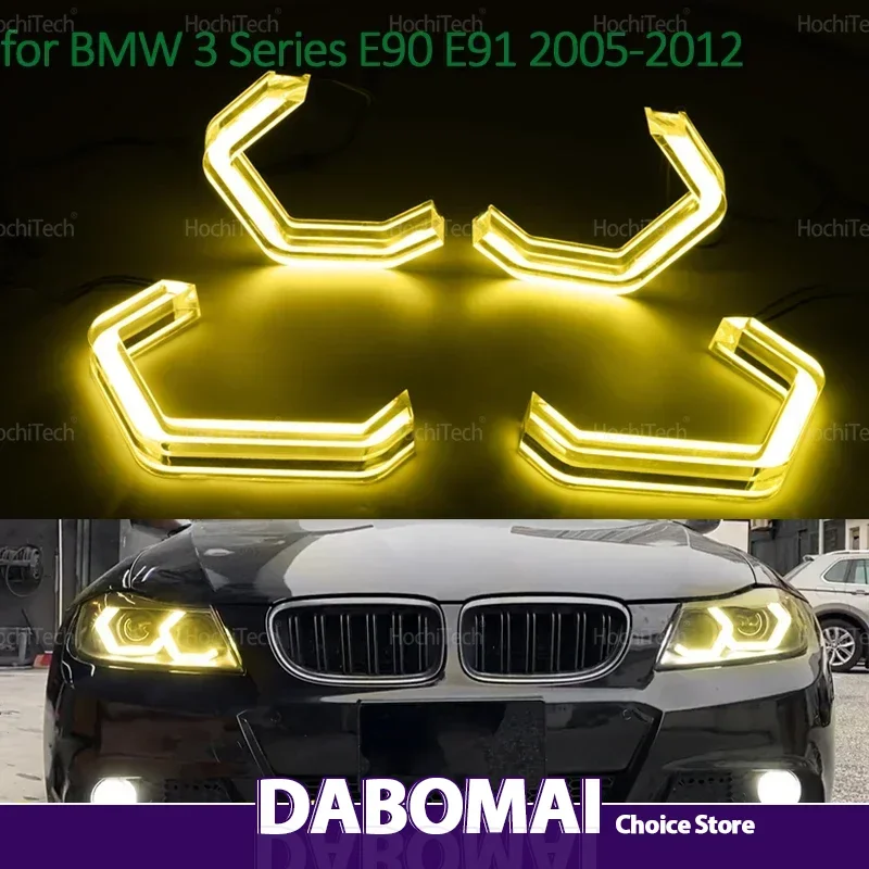 LED Crystal Angel Eyes Ring M4 Style DRL DTM Shape Light White Lemon Yellow for BMW 3 Series E90 E91 2005-2012
LED Crystal Angel Eyes Ring M4 Style DRL DTM Shape Light White Lemon Yellow for BMW 3 Series E90 E91 2005-2012