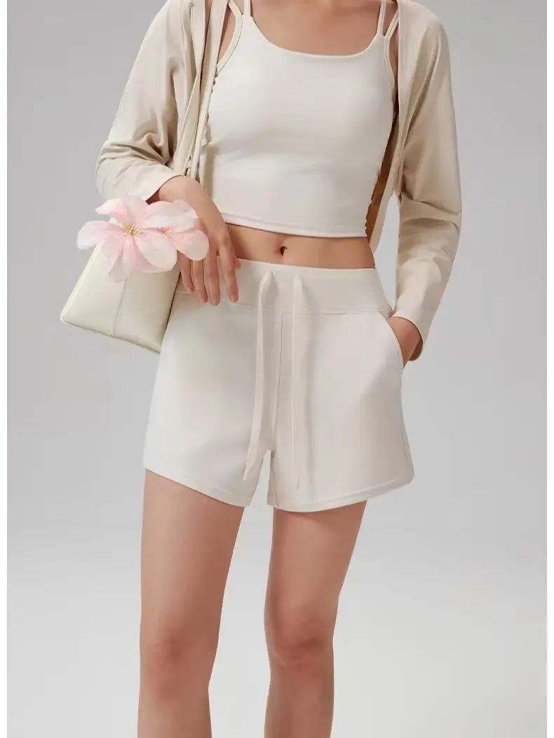 Women's Summer Casual Sports Shorts: Breathable Drawstring, Relaxed Fit Straight-Leg Yoga Loose-Fitting Cloud-Soft Shorts Pants
Women's Summer Casual Sports Shorts: Breathable Drawstring, Relaxed Fit Straight-Leg Yoga Loose-Fitting Cloud-Soft Shorts Pants