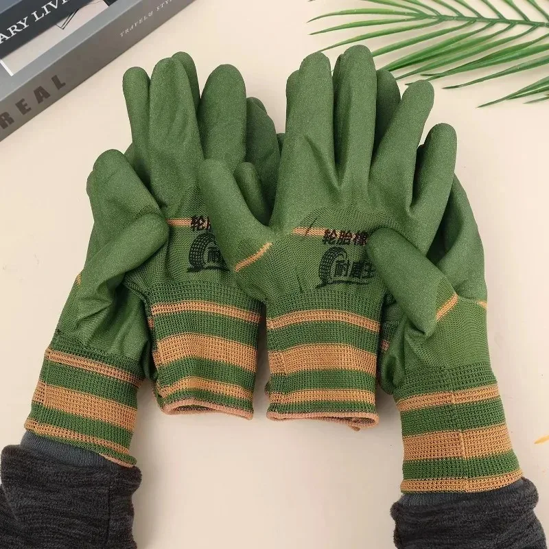 Tires Rubber Gloves Labor Protection Wear Resistance Construction Site Work Gloves Anti-Slip Coating Impregnated Rubber Gloves
Tires Rubber Gloves Labor Protection Wear Resistance Construction Site Work Gloves Anti-Slip Coating Impregnated Rubber Gloves