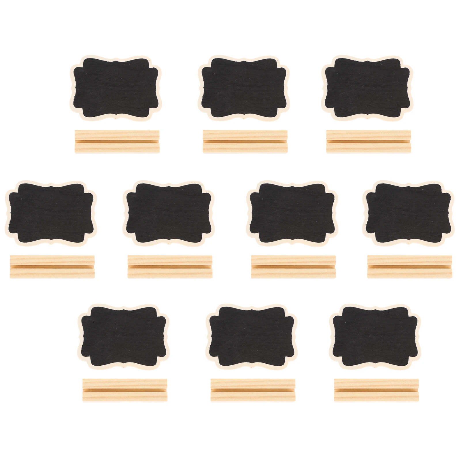 10 Sets Small Blackboard Wooden Memo Boards Dining Table Chalkboard Base Desktop Sign Reusable Easy Clean
10 Sets Small Blackboard Wooden Memo Boards Dining Table Chalkboard Base Desktop Sign Reusable Easy Clean