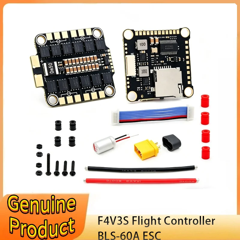 F4 V3S PLUS FC Flight Controller BetaFlight/INAV BLS-60A 4in1 ESC OSD with Brushless ESC for RC QAV/ZMR 210 230 250MM RC Drone
F4 V3S PLUS FC Flight Controller BetaFlight/INAV BLS-60A 4in1 ESC OSD with Brushless ESC for RC QAV/ZMR 210 230 250MM RC Drone