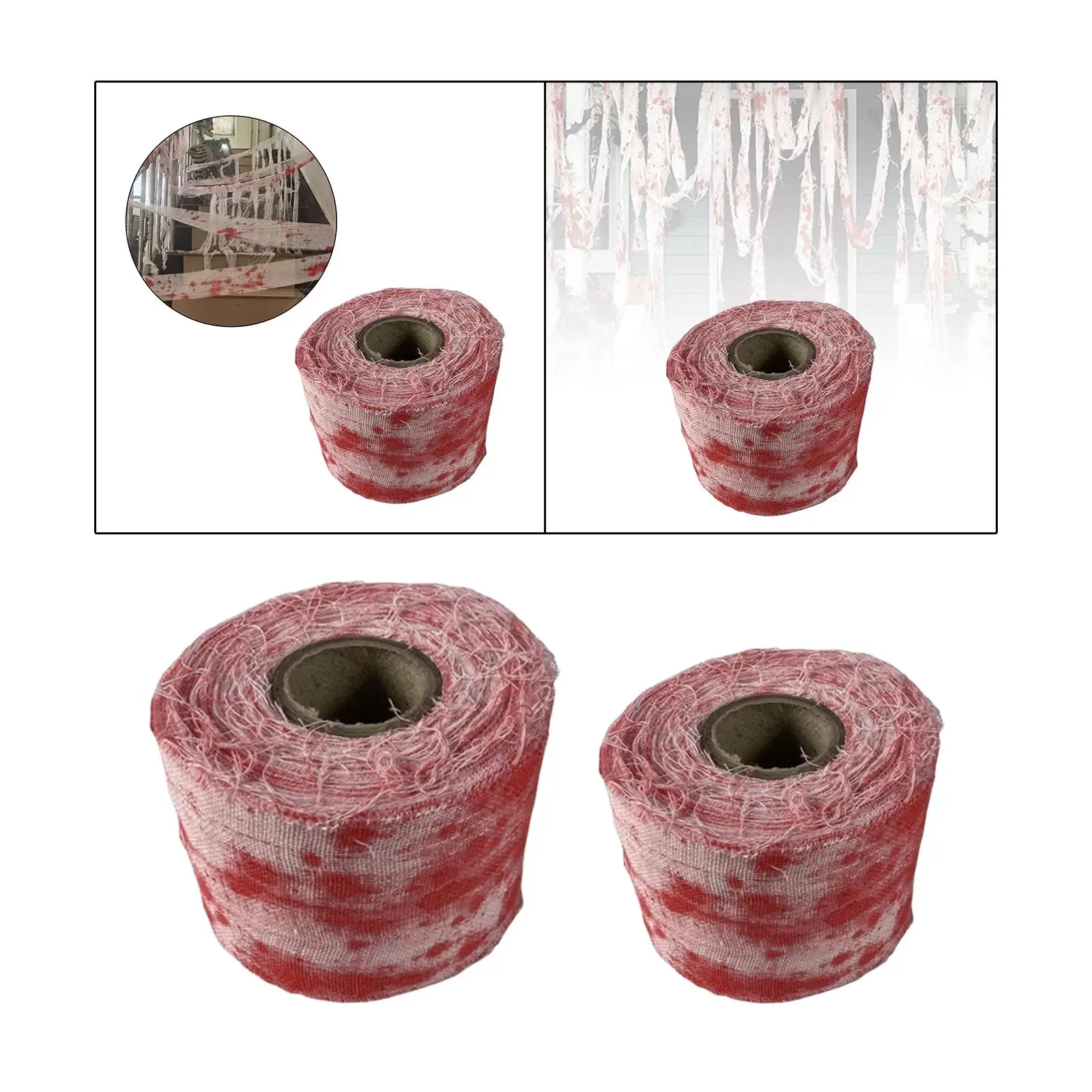 Halloween Bloody Gauze 10M Lightweight Haunted House Supplies Practical Halloween Decor for Horror Parties Halloween Gift Room
Halloween Bloody Gauze 10M Lightweight Haunted House Supplies Practical Halloween Decor for Horror Parties Halloween Gift Room