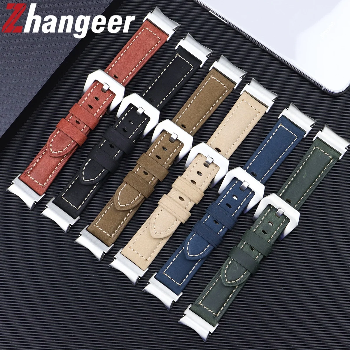 High Quality Matte Leather Watch Strap for Galaxy Watch 6/6 Classic Watch Band Replacement for Men Women Universal Bracelet
High Quality Matte Leather Watch Strap for Galaxy Watch 6/6 Classic Watch Band Replacement for Men Women Universal Bracelet