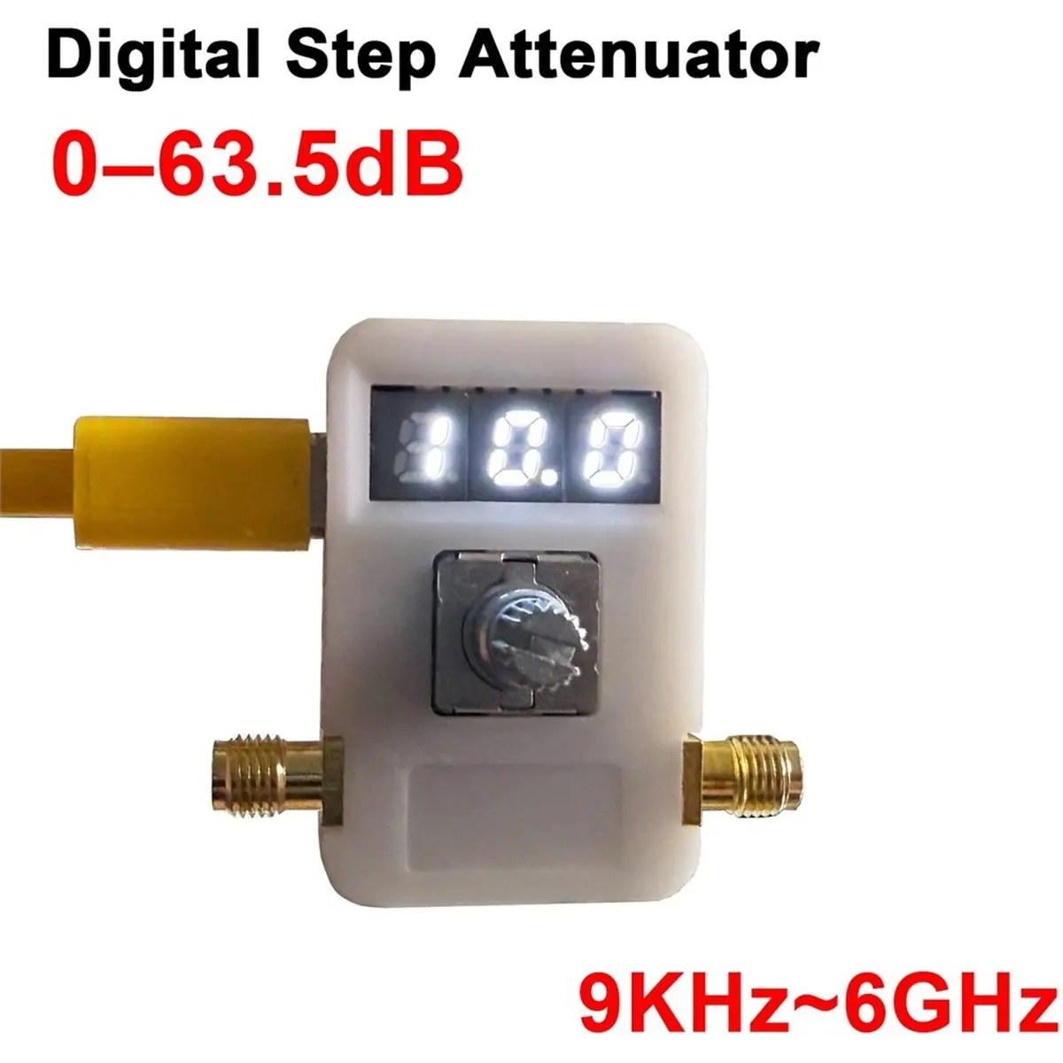 DT89 NEW 9KHz-6GHz 0-63.5dB Digital Attenuator Step Adjustable LED Display for Ham Radio Amplifier Receiver
DT89 NEW 9KHz-6GHz 0-63.5dB Digital Attenuator Step Adjustable LED Display for Ham Radio Amplifier Receiver