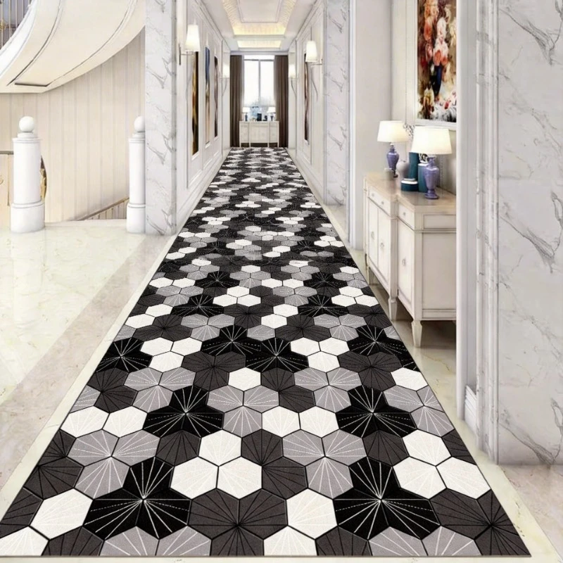 European Luxury Hallway Carpet Long Hall Stairway Corridor Decorations Runner Rug Non-slip Washable Floor Mat Customizable
European Luxury Hallway Carpet Long Hall Stairway Corridor Decorations Runner Rug Non-slip Washable Floor Mat Customizable