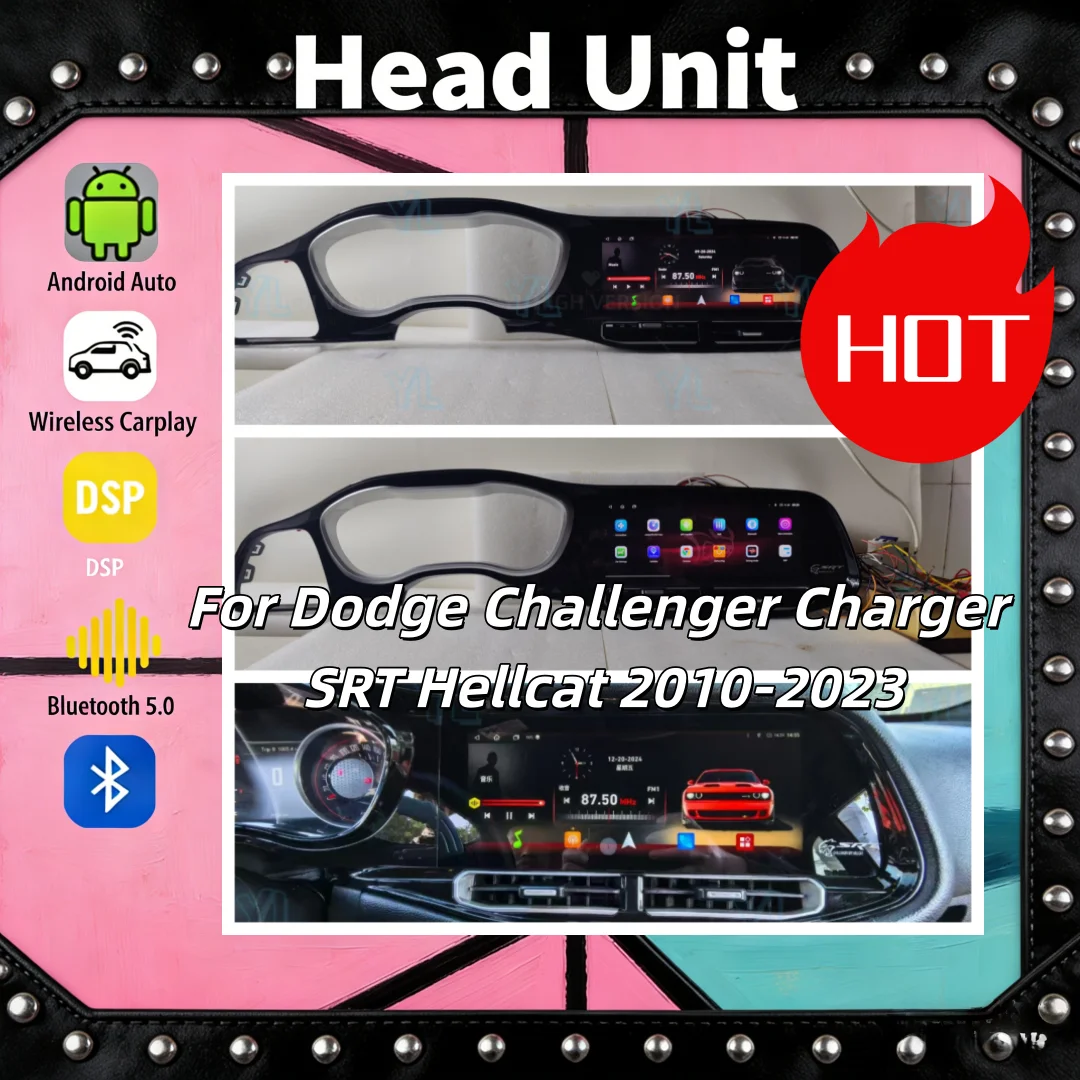 ym Android13 Wireless Carplay For Dodge Challenger SRT Hellcat Charger R/T 2010-2023 Stereo GPS Navigatio Carplay Autoradio Unit
ym Android13 Wireless Carplay For Dodge Challenger SRT Hellcat Charger R/T 2010-2023 Stereo GPS Navigatio Carplay Autoradio Unit
