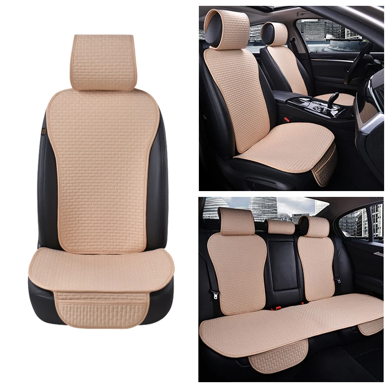 Car Seat Cover Front Rear Backrest Flax Protector Cushion Seat Protect Pad Mat Linen Fabric Car Accessories Universal Anti-slip
Car Seat Cover Front Rear Backrest Flax Protector Cushion Seat Protect Pad Mat Linen Fabric Car Accessories Universal Anti-slip
