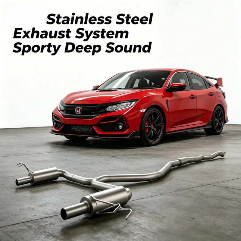 304 Stainless Catback Exhaust System for Honda Civic 10th Generation 1.5T 2015-2021 Non-Valve Muffler Performance Exhaust Pipes
304 Stainless Catback Exhaust System for Honda Civic 10th Generation 1.5T 2015-2021 Non-Valve Muffler Performance Exhaust Pipes