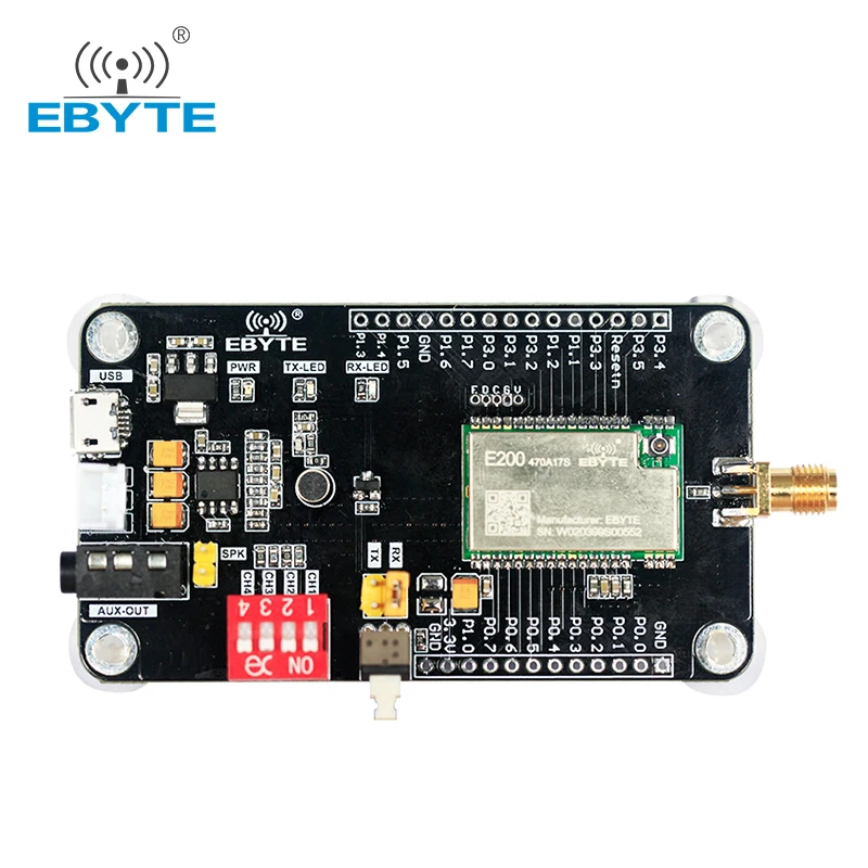 Audio Transmission Module Test Board Amplifier Board Speaker USB Test kits 17dBm 470MHz EBYTE E200-470A17S-TB For E200-470A17S
Audio Transmission Module Test Board Amplifier Board Speaker USB Test kits 17dBm 470MHz EBYTE E200-470A17S-TB For E200-470A17S