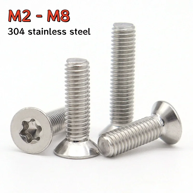 M2 M2.5 M3 M4 M5 M6 M8 Нержавеющая сталь 304 Шестилопастной винт Torx с плоской потайной головкой
M2 M2.5 M3 M4 M5 M6 M8 Нержавеющая сталь 304 Шестилопастной винт Torx с плоской потайной головкой