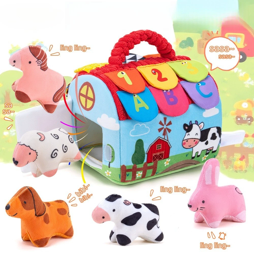 6Pcs Farm Animal Pretend Play Set with Rabbit,Horse,Cow,Dog&Sheep,soft rubber grasping educational toys for parent-child play
6Pcs Farm Animal Pretend Play Set with Rabbit,Horse,Cow,Dog&Sheep,soft rubber grasping educational toys for parent-child play
