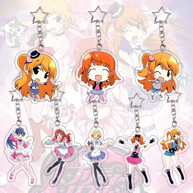 Pretty Rhythm Acrylic Keychain Kawaii Cartoon Girl Cosplay Props Role Keyring Bag Pendant Decoration Accessories Birthday Gift
Pretty Rhythm Acrylic Keychain Kawaii Cartoon Girl Cosplay Props Role Keyring Bag Pendant Decoration Accessories Birthday Gift