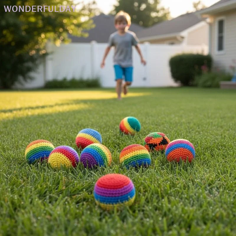 New Handmade Sacks Footbag Toys Balls Juggling Ball Kid Outdoor Toys Soft Ball Funny Sandbag Throwing Game Toys
New Handmade Sacks Footbag Toys Balls Juggling Ball Kid Outdoor Toys Soft Ball Funny Sandbag Throwing Game Toys