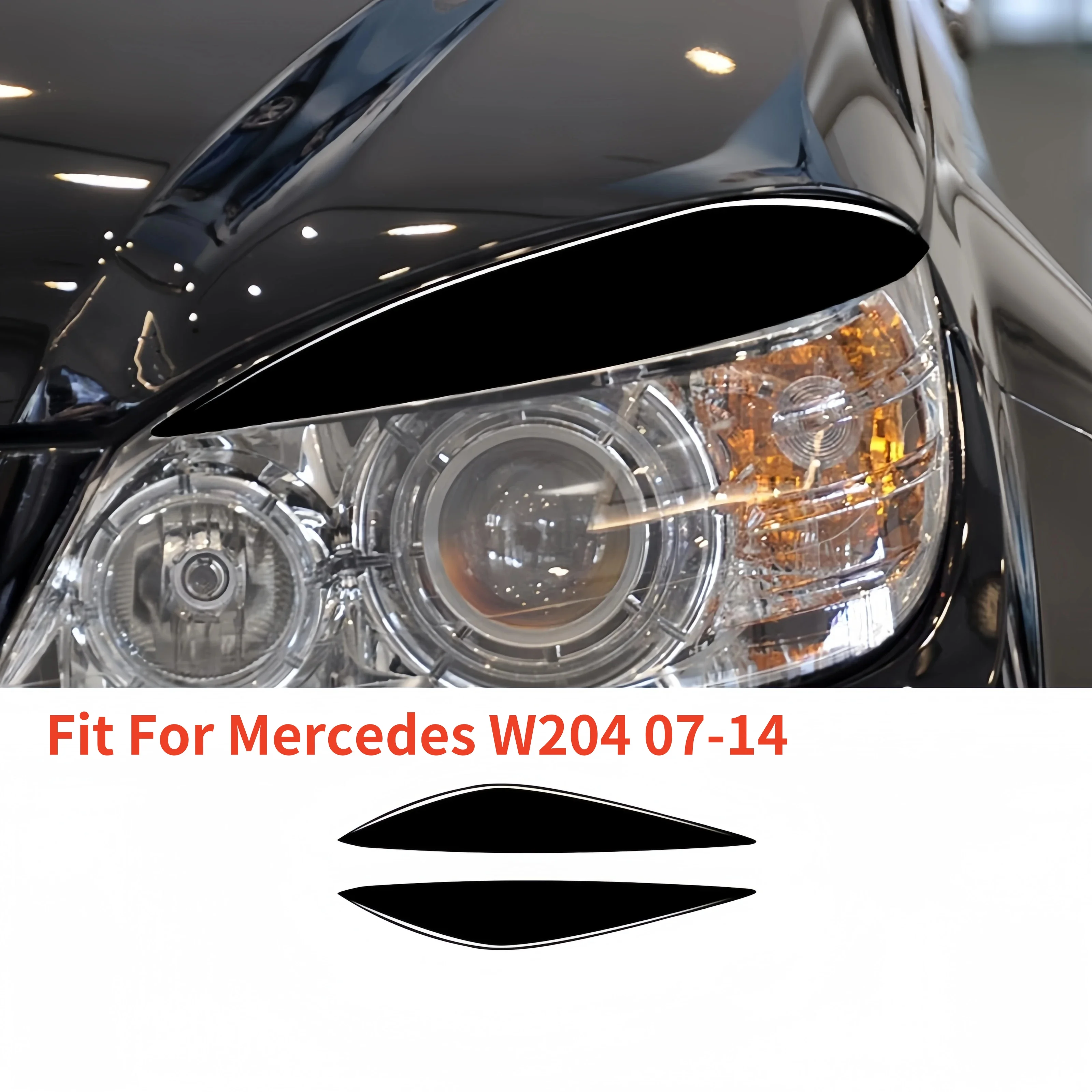 For Mercedes W204 C-Class 07-14 | Glossy Piano Black Headlight Trim Upgrade Kit - OEM Certified Direct Fit Styling Enhancement
For Mercedes W204 C-Class 07-14 | Glossy Piano Black Headlight Trim Upgrade Kit - OEM Certified Direct Fit Styling Enhancement