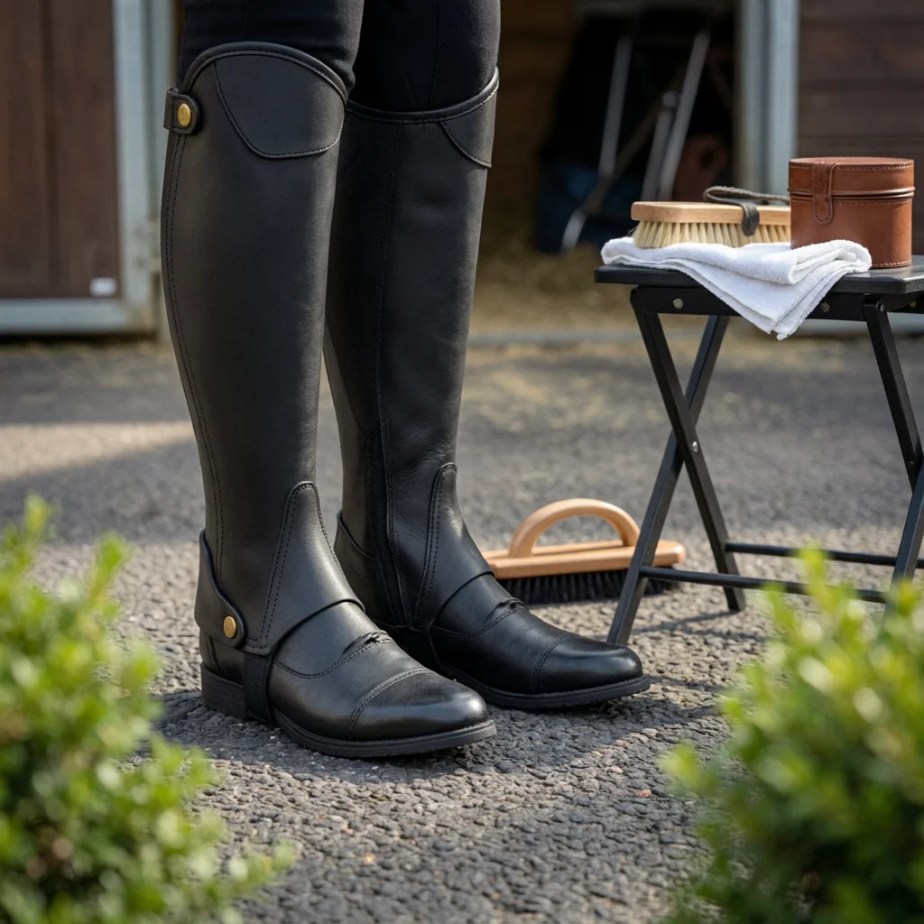 Horse Riding Leg Protector Training Equestrian Calf Guard Riding Boot Guard Adjustable Strap Closures Safeguarding Wrap
Horse Riding Leg Protector Training Equestrian Calf Guard Riding Boot Guard Adjustable Strap Closures Safeguarding Wrap