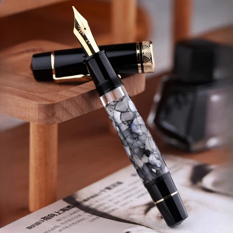 2025 Majohn P139 Resin All Piston Marble Fountain Pens Big Size #8 #6 Nib EF/F/M Ink Pen Business Stationery Supplies Writing
2025 Majohn P139 Resin All Piston Marble Fountain Pens Big Size #8 #6 Nib EF/F/M Ink Pen Business Stationery Supplies Writing